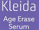 KLEIDA AGE ERASE SERUM (and logo) trademark logo