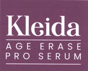 KLEIDA AGE ERASE PRO SERUM (and logo) trademark logo