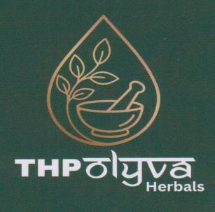 THP OLYVA HERBALS (and logo) trademark logo