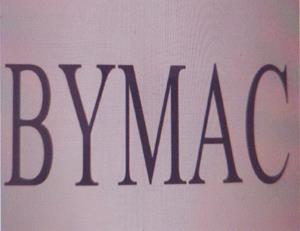BYMAC (and logo) trademark logo