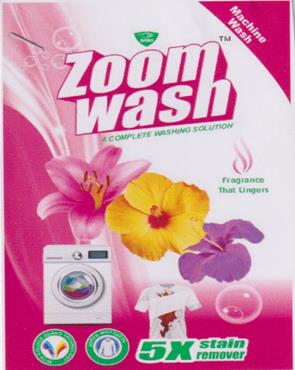 ZOOM WASH (and logo) trademark logo