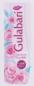 DABUR GULABARI PREMIUM ROSE WATER (and logo) trademark logo
