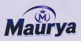 MAURYA (and logo) trademark logo