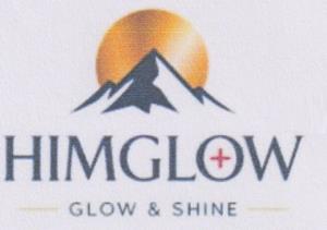 HIMGLOW GLOW & SHINE (and logo) trademark logo