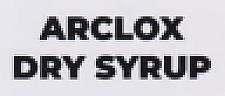 ARCLOX DRY SYRUP (and logo) trademark logo