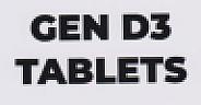 GEN D3 TABLETS (and logo) trademark logo