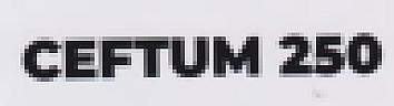 CEFTUM 250 (and logo) trademark logo