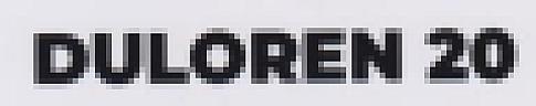 DULOREN 20 (and logo) trademark logo