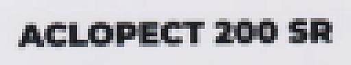 ALCOPECT 200 SR (and logo) trademark logo