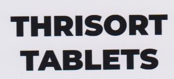 THRISORT TABLETS (and logo) trademark logo
