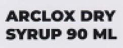 ARCHOX DRY SYRUP 90 ML (and logo) trademark logo