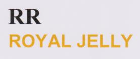 RR ROYAL JELLY (and logo) trademark logo