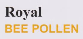 ROYAL BEE POLLEN (and logo) trademark logo