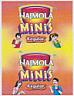HAJMOLA MINIS REGULAR (and logo) trademark logo