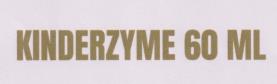 KINDERZYME 60 ML (and logo) trademark logo