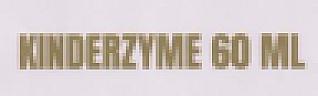 KINDERZYME 60 ML (and logo) trademark logo