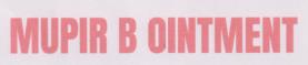 MUPIR B OINTMENT (and logo) trademark logo