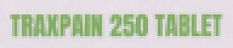 TRAXPAIN 250 (and logo) trademark logo