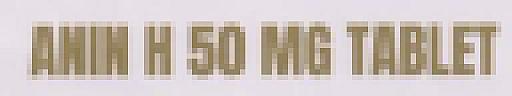ANIN H 50 MG (and logo) trademark logo