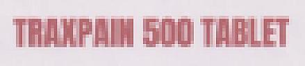 TRAXPAIN 500 (and logo) trademark logo