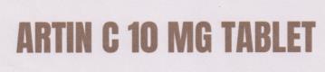 ARTIN C 10 MG (and logo) trademark logo