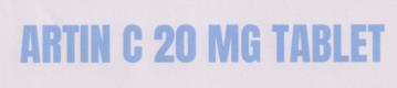 ARTIN C 20 MG (and logo) trademark logo