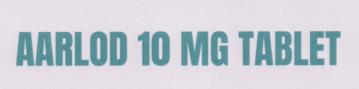 AARLOD 10 MG (and logo) trademark logo