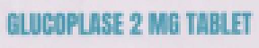 GLUCOPLASE 2 MG (and logo) trademark logo
