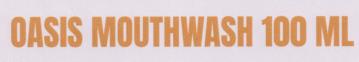 OASIS MOUTHWASH 100 ML (and logo) trademark logo