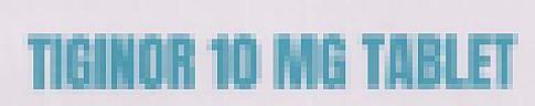 TIGINOR 10 MG (and logo) trademark logo