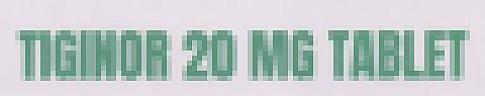 TIGINOR 20 MG (and logo) trademark logo
