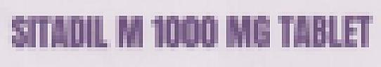 SITADIL M 1000 MG (and logo) trademark logo