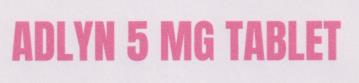 ADLYN 5 MG (and logo) trademark logo