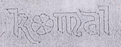 KOMAL (and logo) trademark logo