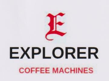 EXPLORER COFFEE MACHINES (and logo) trademark logo