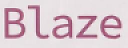Blaze (and logo) trademark logo