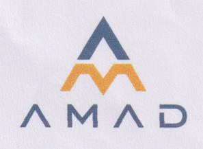 AMAD (and logo) trademark logo
