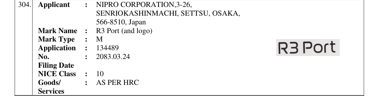 Original bulletin entry for R3 Port (and logo)