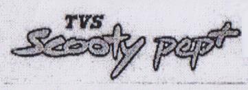 TVS SCOOTY PEP+ (and logo) trademark logo
