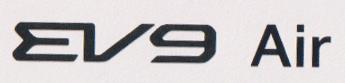 EV9 Air (and logo) trademark logo
