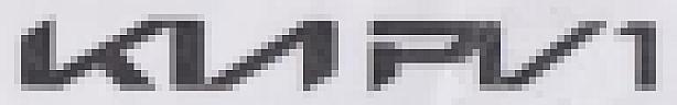 KIA PV1 (and logo) trademark logo