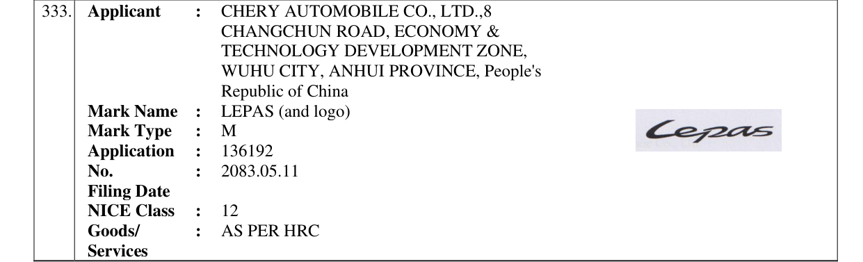Original bulletin entry for LEPAS (and logo)