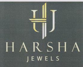 HARSHA JEWELS (and logo) trademark logo