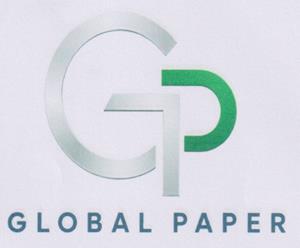GP GLOBAL PAPER (and logo) trademark logo