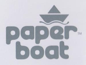PAPER BOAT (and logo) trademark logo