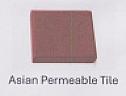 ASIAN PERMEABLE TILE (and logo) trademark logo