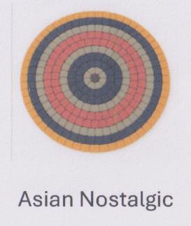 ASIAN NOSTALGIC (and logo) trademark logo