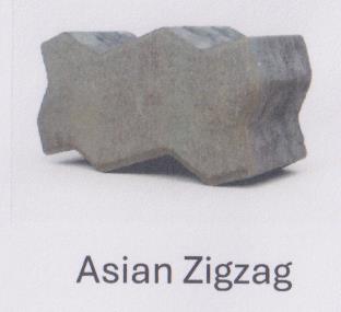ASIAN ZIGZAG (and logo) trademark logo