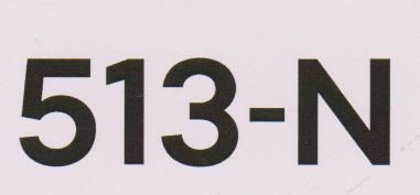 513-N (and logo) trademark logo
