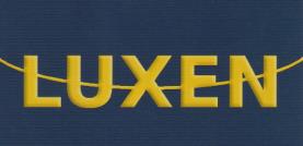 LUXEN (and logo) trademark logo